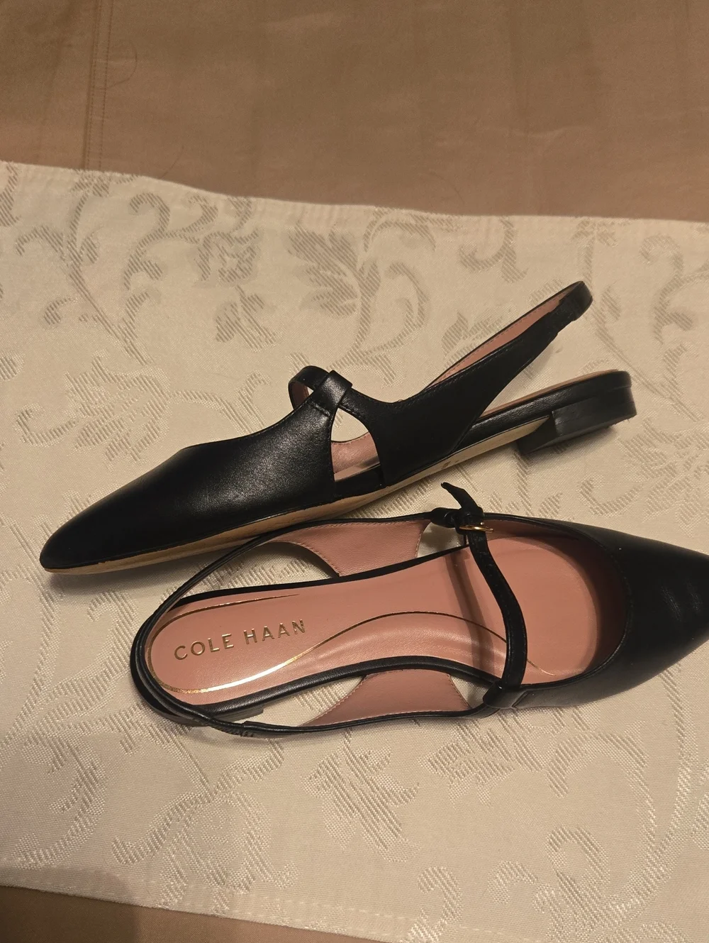 Cole Haan Anya Slingback Flats Black size 6.5B